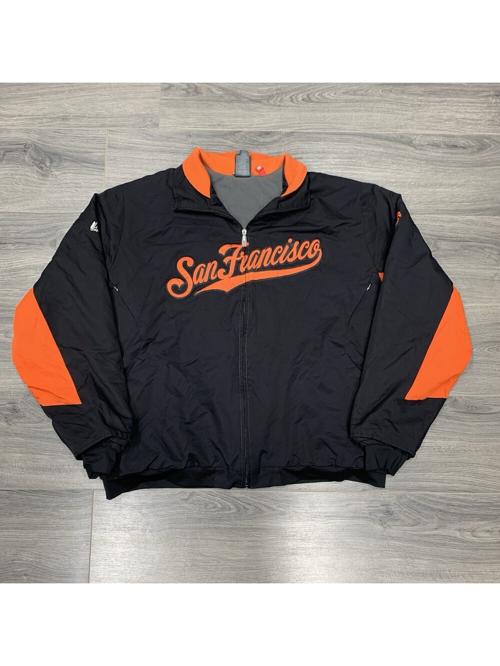 Vintage Majestic San Francisco Giants Therma Base Jacket XXL Rare Men’s Black